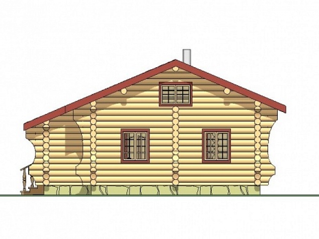 Деревянный дом (проект Д11)