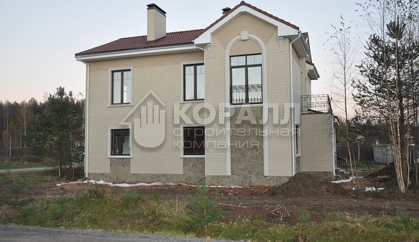 строительство коттеджа Голицин строительная компания Коралл