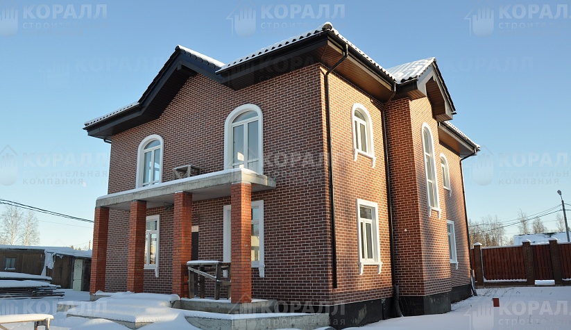 строительство дома из газобетона строительной компанией Коралл