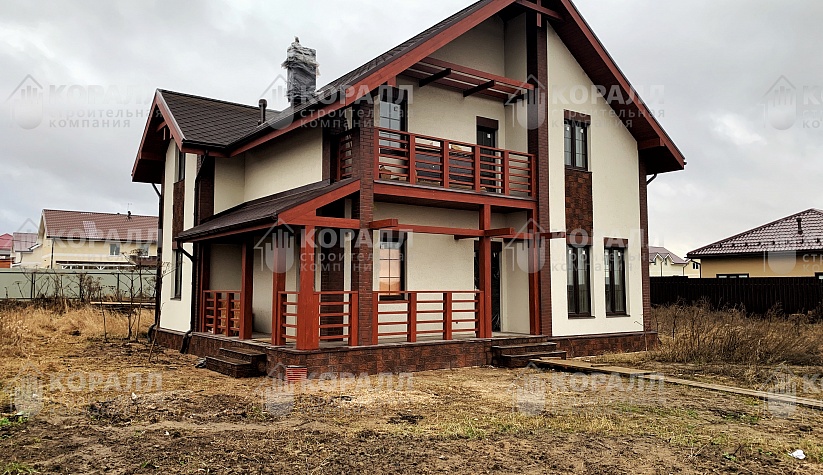 построен коттедж строительной компанией Коралл