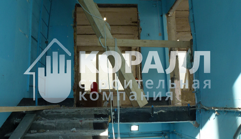 Реконструкция здания в спб  строительной компанией Коралл
