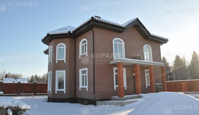 строительство дома из газобетона строительной компанией Коралл