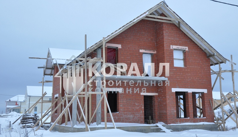 построен коттедж строительной компанией Коралл