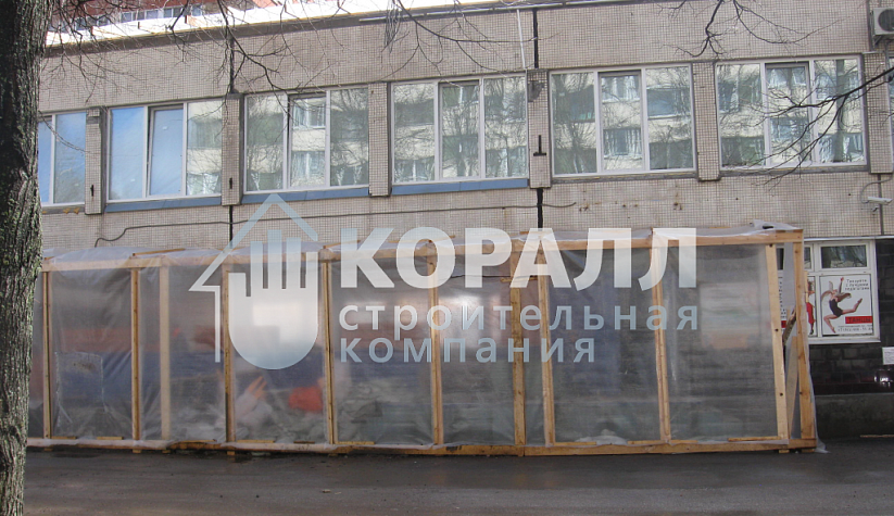 Реконструкция здания в спб  строительной компанией Коралл