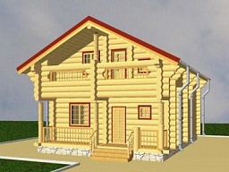 Деревянный дом (проект Д5)