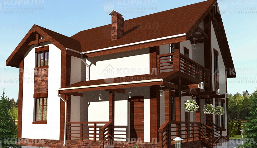 построен коттедж строительной компанией Коралл