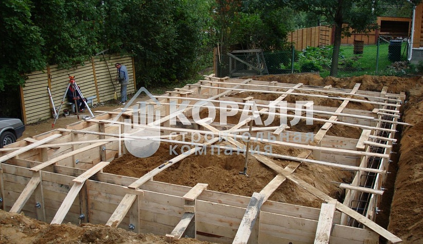 строительство дома с террасой  строительной компанией Коралл