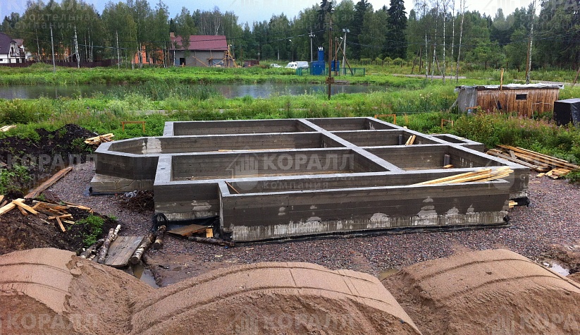 строительство дома из газобетона строительной компанией Коралл