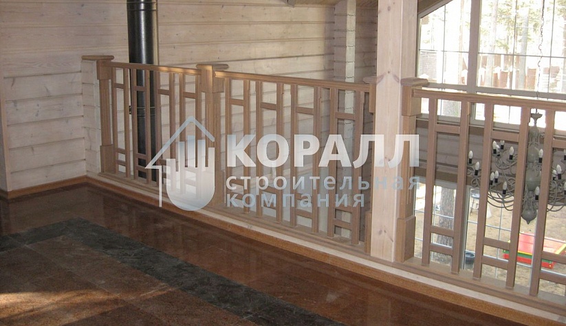 коттедж с бассейном  для комфортного проживания  строительной компанией Коралл