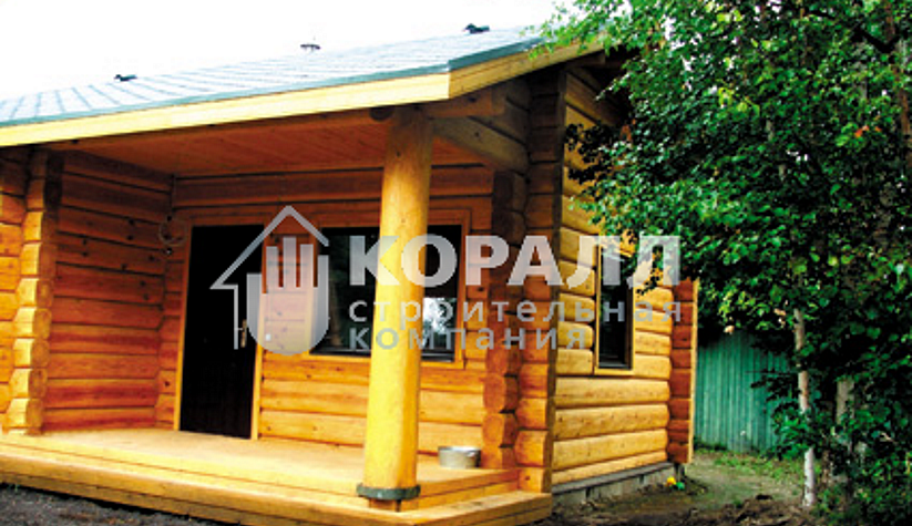 строительство бани  строительной компанией Коралл