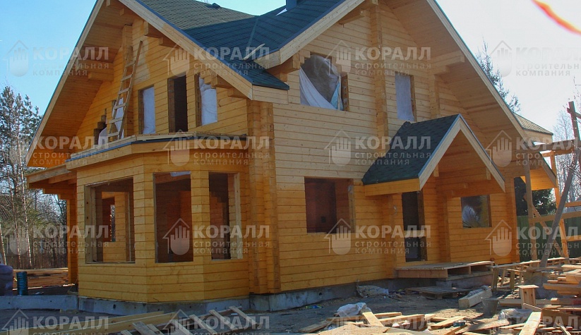 строительство коттеджа строительная компания Коралл