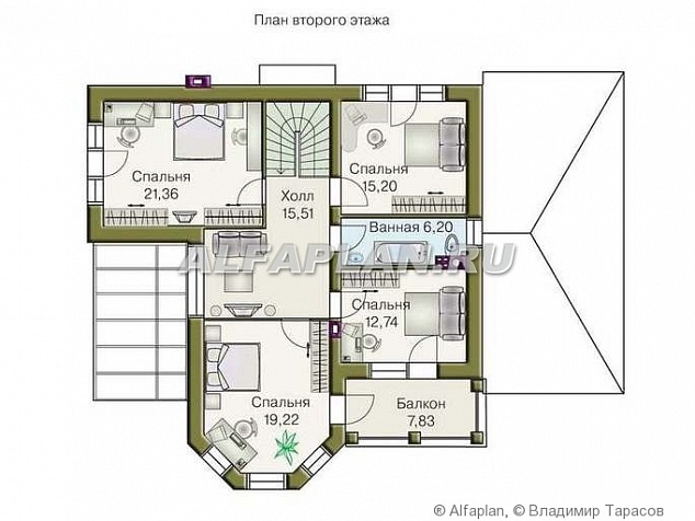 План второго этажа